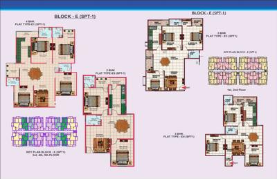 Image of 1400 Sq.ft 3 BHK Apartment / Flat for sale in Agrawal Agrawal Sagar Premium Towers, Kolar Road, Bhopal for Rs. 5000000