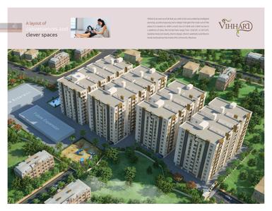 Image of 1225 Sq.ft 2 BHK Apartment / Flat for sale in Vazhraa Vihhari Phase II, Manikonda, Hyderabad for Rs. 12000000
