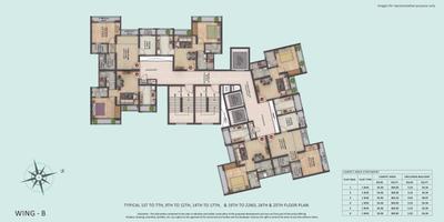 Image of 560 Sq.ft 1 BHK Apartment / Flat for sale in Siddhi Highland Springs B4 D Wing, Thane West, Thane for Rs. 8500000