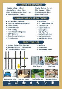 Image of 900 Sq.ft 2 BHK Apartment / Flat for sale in B D Anantam Utsav Narayan Vatika, Keshupura, Jaipur for Rs. 4200000