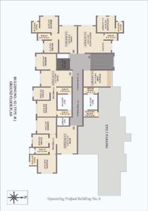 Image of 1220 Sq.ft 3 BHK Apartment / Flat for sale in Kavita Shiv Shrushti Complex Building No 2, Palghar, Mumbai for Rs. 5200000