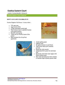 Image of 1685 Sq.ft 3 BHK Apartment / Flat for sale in Exotica Eastern Court, Crossings Republik, Ghaziabad for Rs. 10500000