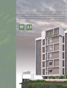 Image of 1020 Sq.ft 2 BHK Apartment / Flat for sale in Bonsai Cedar, Gundlapochampalli, Hyderabad for Rs. 5500000