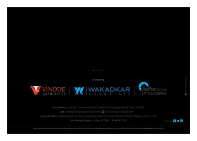 Image of 1500 Sq.ft 3 BHK Apartment / Flat for sale in Wakadkar Zinnia Elegans, Wakad, Pune for Rs. 8395000