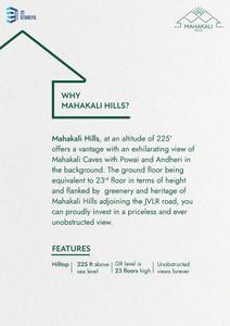 Image of 450 Sq.ft 1 BHK Apartment / Flat for sale in Mahakali Hills, Andheri East, Mumbai for Rs. 8500000