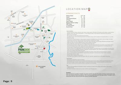 Image of 960 Sq.ft 3 BHK Apartment / Flat for sale in Eco Parkside, Bhimrad, Surat for Rs. 8400000