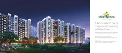 Image of 820 Sq.ft 3 BHK Apartment / Flat for sale in Urban Greens, Rajarhat, Kolkata for Rs. 13000000