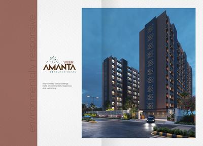 Image of 1345 Sq.ft 2 BHK Apartment / Flat for sale in Veer Amanta, Adajan Gam, Surat for Rs. 7397500