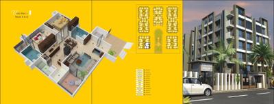 Image of 1097 Sq.ft 2 BHK Apartment / Flat for sale in Sambhav Stavan Ample, Gota, Ahmedabad for Rs. 6100000