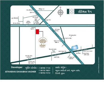 Image of 2025 Sq.ft 3 BHK Independent House for sale in Shiv Residency, Choryasi, Surat for Rs. 6200000