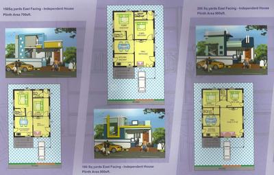 Image of 850 Sq.ft 2 BHK Apartment / Flat for sale in STBL Lakshmi Prasanna Gardens Villas, Gannavaram, Vijayawada for Rs. 2700000