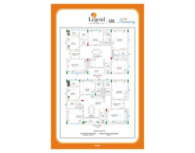 Image of 2590 Sq.ft 3 BHK Apartment / Flat for sale in RDB Legend Harmony, Gachibowli, Hyderabad for Rs. 19500000