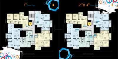 Image of 1050 Sq.ft 2 BHK Apartment / Flat for sale in HPC Sai Paradise, Baner, Pune for Rs. 8900000