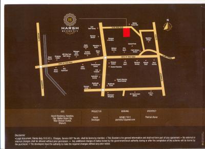 Image of 1500 Sq.ft 3 BHK Duplex for sale in Ravi Kiran Harsh Residency, Nandelav, Bharuch for Rs. 9100000