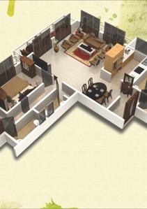 Image of 1800 Sq.ft 3 BHK Apartment / Flat for sale in Mahalaxmi Kingston Court, Virar West, Virar for Rs. 15500000
