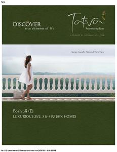 Image of 1100 Sq.ft 2.5 BHK Apartment / Flat for sale in Gitanjali Tatva, Borivali East, Mumbai for Rs. 35400000