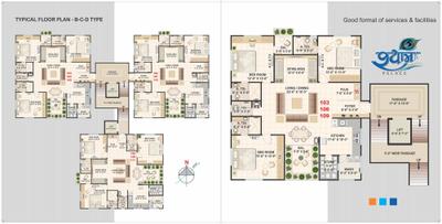 Image of 1970 Sq.ft 3 BHK Apartment / Flat for sale in Raghuvir Shyam Palace, Vesu, Surat for Rs. 13500000