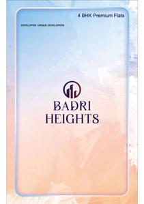 Unique Badri Heights Brochure 1