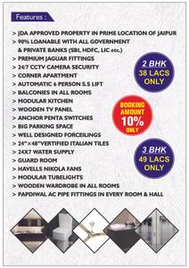 Image of 1053 Sq.ft 3 BHK Builder Floor for sale in Parth Residency, Mansarovar, Jaipur for Rs. 6000000