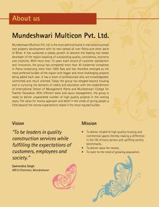 Image of 1061 Sq.ft 3 BHK Apartment / Flat for sale in Mundeshwari Trident, Jamsaut, Patna for Rs. 9400000