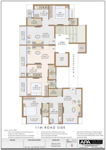 Image of 600 Sq.ft 1 BHK Apartment / Flat for sale in Sarang Topaz, Ulwe, Navi Mumbai for Rs. 4600000