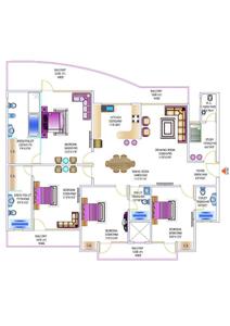 Image of 950 Sq.ft 2 BHK Apartment / Flat for sale in Gardenia Glory, Sector 46, Noida for Rs. 8500000