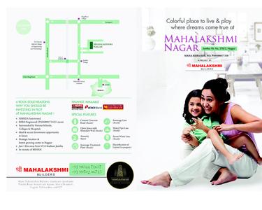Image of 1350 Sq.ft Residential Plot / Land for sale in Mahalakshmi Nagar, Jamtha, Nagpur for Rs. 4700000
