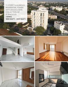 Image of 1859 Sq.ft 3 BHK Apartment / Flat for sale in Lavik Shanthi, Race Course, Coimbatore for Rs. 25000000