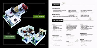 Image of 750 Sq.ft 2 BHK Apartment / Flat for sale in River Edge Selenia, Moshi, Pune for Rs. 5500000