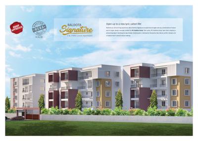 Image of 1420 Sq.ft 3 BHK Apartment / Flat for sale in Baldota Signature, Thanisandra, Bengaluru for Rs. 16000000
