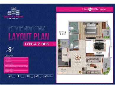 Image of 528 Sq.ft 1 RK Studio for sale in Maa Guru Kripa Heights, Ahilya Ganj Bangar, Vrindavan for Rs. 5148000