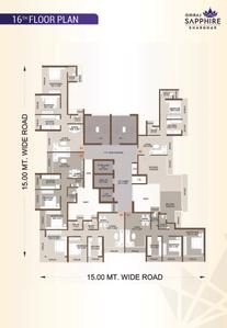 Image of 1050 Sq.ft 2 BHK Apartment / Flat for sale in Giriraj Sapphire, Kharghar, Navi Mumbai for Rs. 9900000