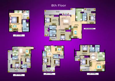 Image of 1400 Sq.ft 2 BHK Apartment / Flat for sale in Premium Kings Residency, Rajpur, Dehradun for Rs. 16200000