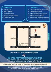 Image of 1412 Sq.ft Residential Plot / Land for sale in Sri KSR Raja Avenue, Varadharajapuram, Chennai for Rs. 3420000