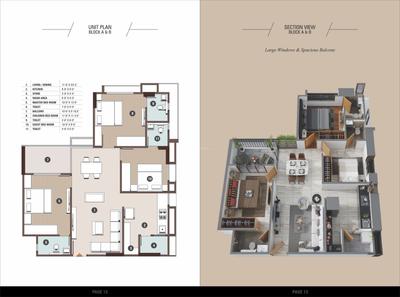 Image of 1300 Sq.ft 3 BHK Apartment / Flat for sale in Friends Pious Parisar, Chandkheda, Ahmedabad for Rs. 8500000