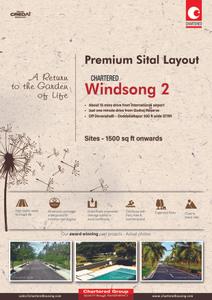Image of 1400 Sq.ft Residential Plot / Land for sale in Chartered Windsong Phase 2, Anighatta, Bengaluru for Rs. 13300000