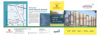 Image of 1825 Sq.ft 3 BHK Apartment / Flat for sale in Bhanodhaya, Kompally, Hyderabad for Rs. 12500000