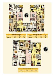 Image of 800 Sq.ft 2 BHK Apartment / Flat for sale in Ambey Green, Deshbandhu Nagar, Kolkata for Rs. 5250000