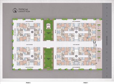 Image of 1125 Sq.ft 2 BHK Apartment / Flat for sale in Royal Riviera, Lambha, Ahmedabad for Rs. 3350000