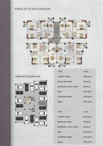 Image of 1218 Sq.ft 3 BHK Apartment / Flat for sale in Dolphin Livin, Jalukbari, Guwahati for Rs. 5000000