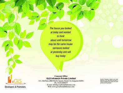 Image of 800 Sq.ft 3 BHK Apartment / Flat for sale in GLS Arawali Homes 2, Sector 4, Sohna for Rs. 6600000