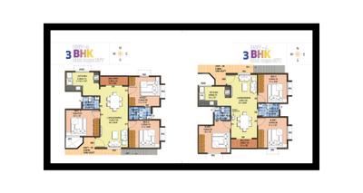 Image of 826 Sq.ft 2 BHK Builder Floor for sale in Confident Orion, Ollur, Thrissur for Rs. 4400000