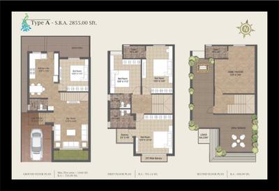 Image of 2200 Sq.ft 5 BHK Independent House for sale in Siddh Shyam Villa, Atladara, Vadodara for Rs. 13000000