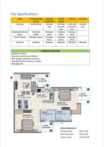 Image of 450 Sq.ft 1 BHK Apartment / Flat for sale in N K Savitry Green 2 Panorama, Gazipur, Zirakpur for Rs. 3699999