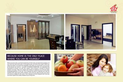 Image of 1631 Sq.ft 3 BHK Apartment / Flat for sale in Deeksha Signature, Tajganj, Agra for Rs. 6000000