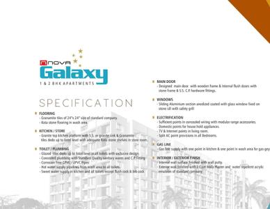 Image of 830 Sq.ft 1 BHK Apartment / Flat for sale in Nova Galaxy, Palanpur, Surat for Rs. 3500000