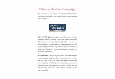 Adithya Tranquil Brochure 2