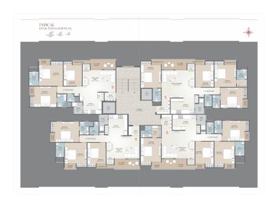 Image of 1400 Sq.ft 4 BHK Apartment / Flat for sale in Sundaram Highview, Waghodia Road, Vadodara for Rs. 800000
