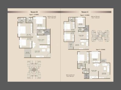 Image of 775 Sq.ft 3 BHK Apartment / Flat for sale in Aditya Devesh Icon, Atladara, Vadodara for Rs. 4700000