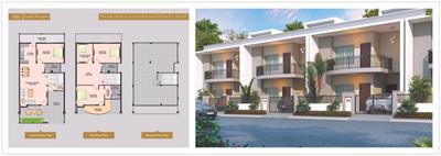 Image of 2050 Sq.ft 4 BHK Villa for sale in Sapphire Majestic, Jatkhedi, Bhopal for Rs. 12900000